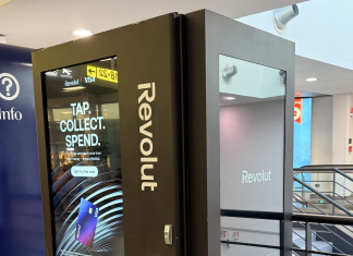 Revolut installe un distributeur automatique à Milan Malpensa