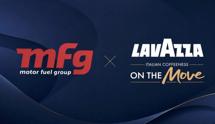 lavazza-on-the-move-motor-fuel-group-partenariat Visuel officiel du partenariat Motor Fuel Group x Lavazza On the Move