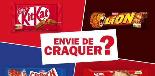 KitKat®, Lion®, Crunch® et barre Nestlé® La Gaufrette saveur noisette : les incontournables de vos machines signés Nestlé®.