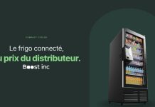 Boost inc lance un frigo connecté au prix d’un distributeur automatique Frigo connecté Compact Cooler de Boost inc au prix d'un distributeur automatique
