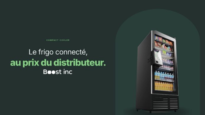 Boost inc Compact Cooler, frigo connecté Frigo connecté Compact Cooler de Boost inc au prix d'un distributeur automatique